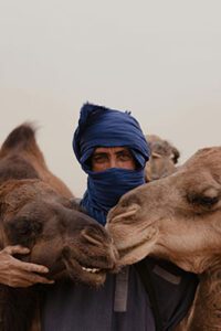 hombre en áfrica norte