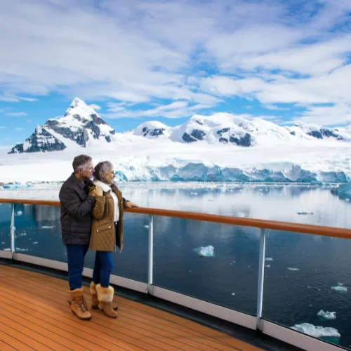 terraza crucero de lujo
